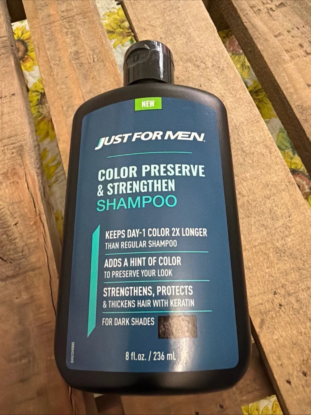 (4)- Just for Men Color Preserve & Strengthen Shampoo – Dark Shades